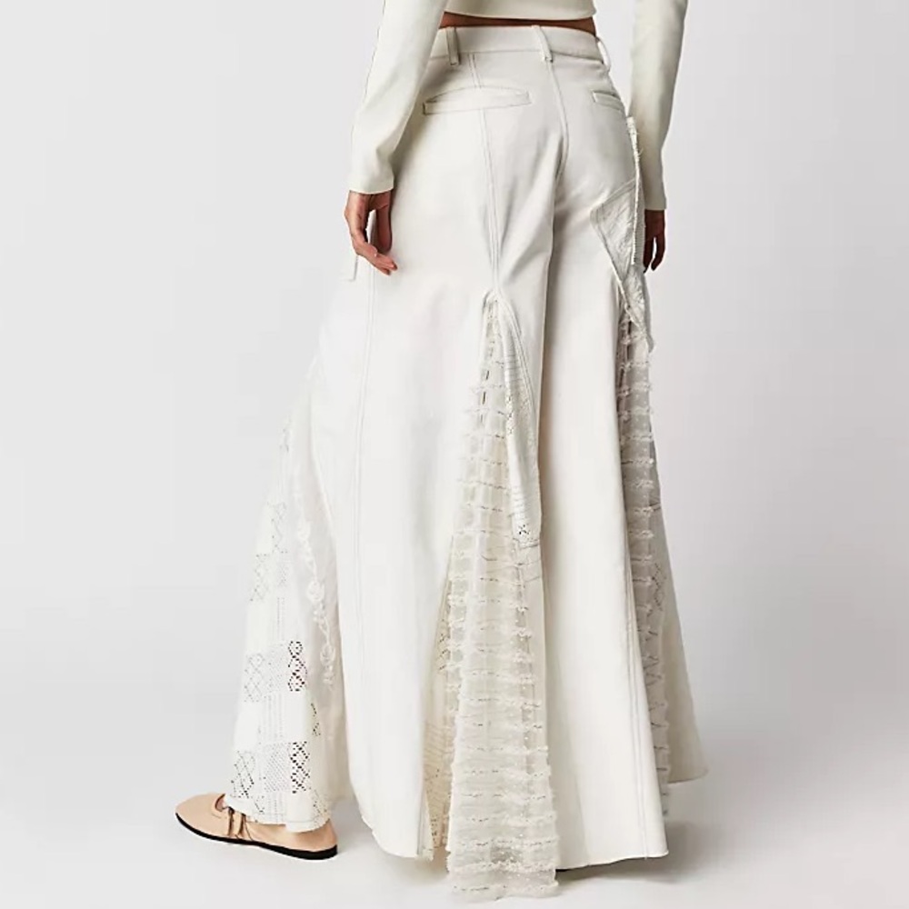 ✨HP✨ NWTS FREE PEOPLE WIDE LEG JEANS (28) - Picture 6 of 10